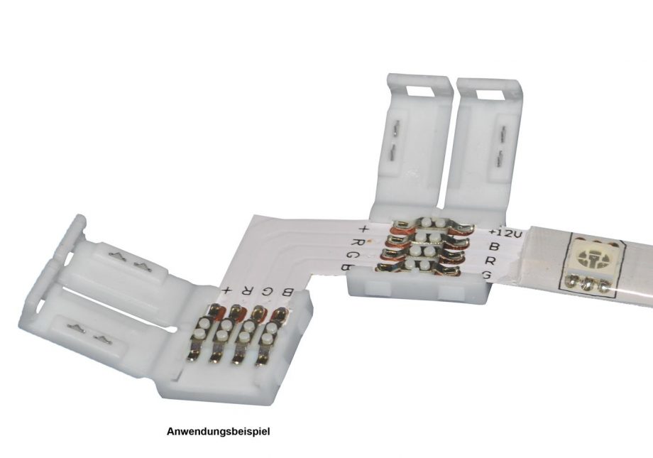 RGB LED Band Verbinder Set Eckverbinder 10mm